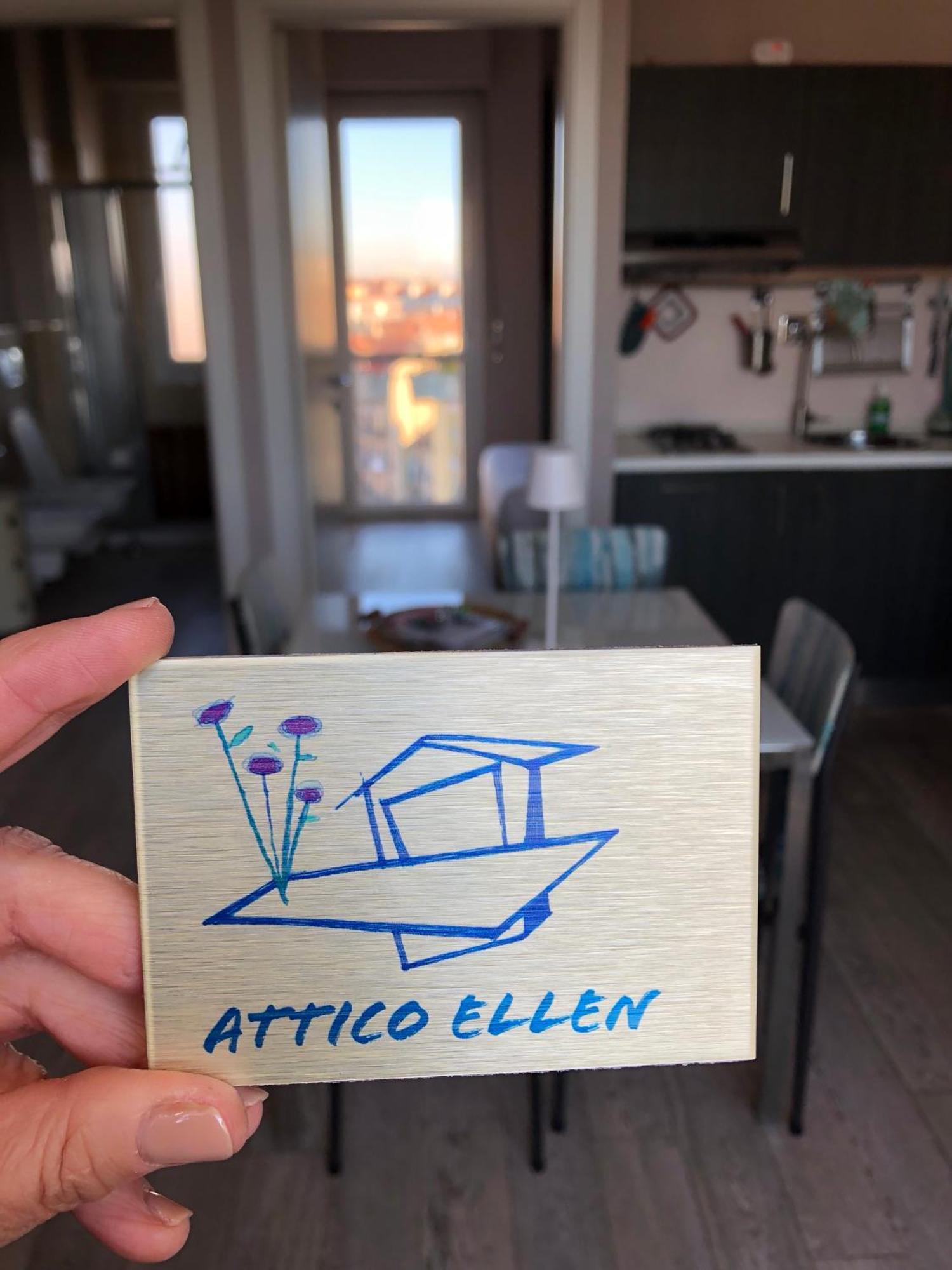 Apartamento Attico Ellen Terrazza Con Vista Turín Exterior foto